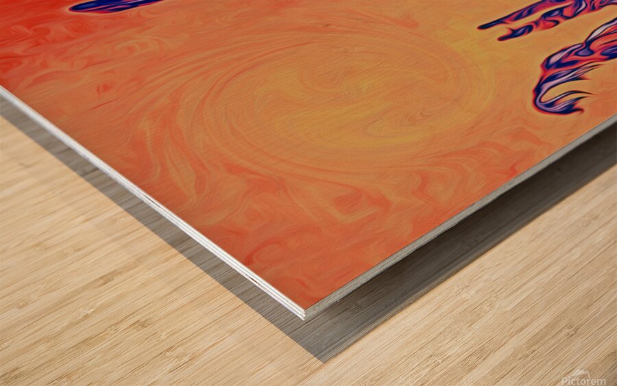 Alpenglow Pause Wood print