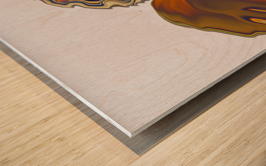 Synaptic Fantastic Bird of Prey Wood print