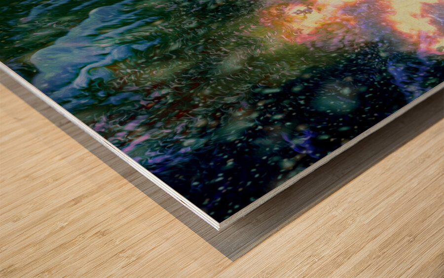 break on through to the other side : horns up for Dano Wood print