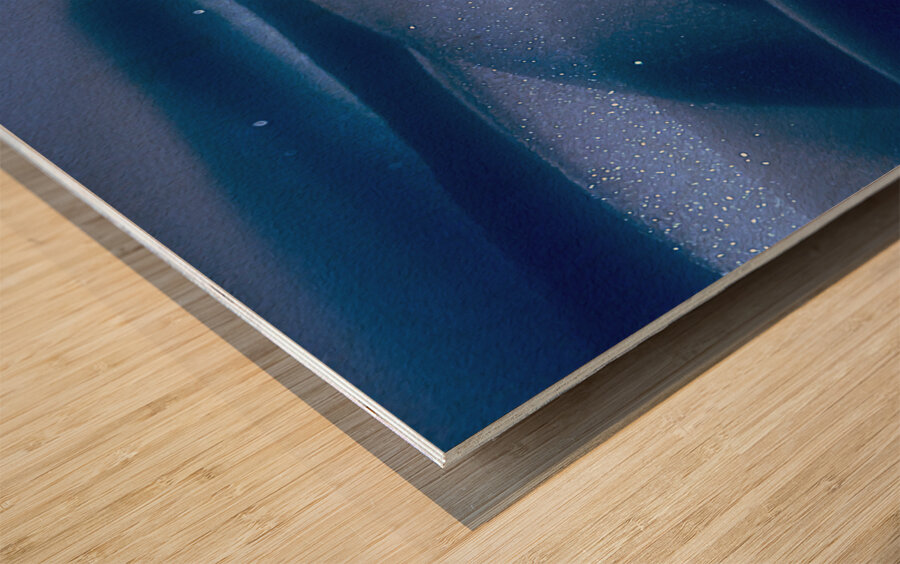 minus 40 midnight moon dust Wood print