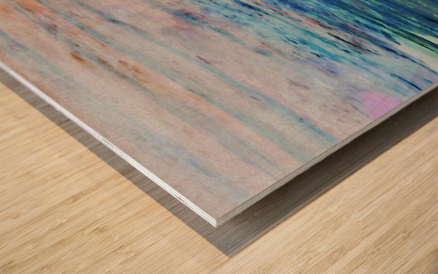  red sky @ night west coast rollers Wood print