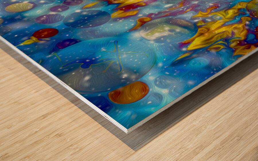 seasonal bubbles waiting to burst Wood print