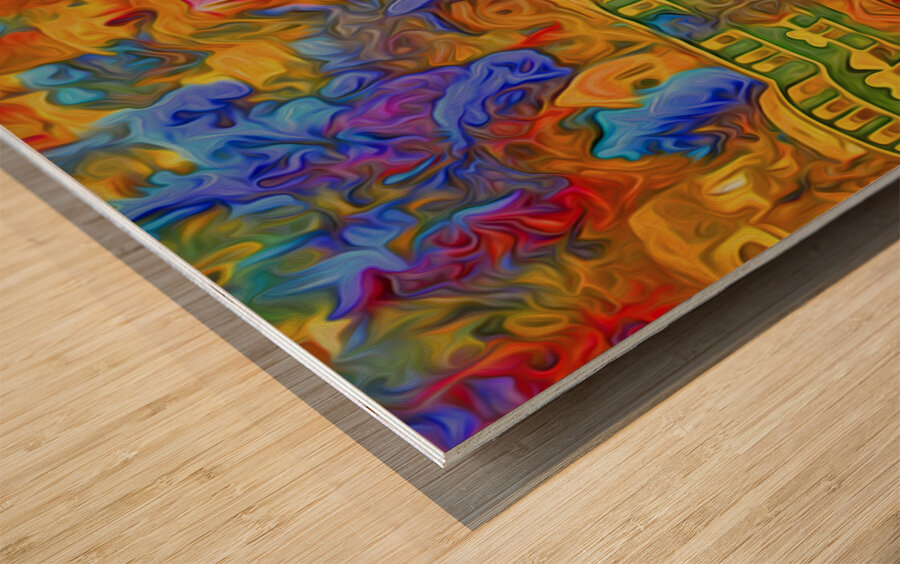 blue september Wood print