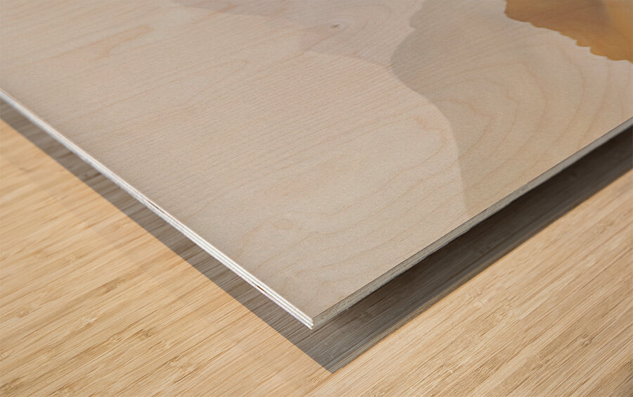 get up to get down Wood print