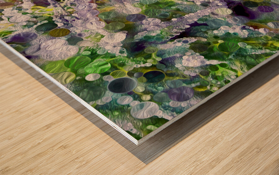 a perfectly sticky siuation Wood print