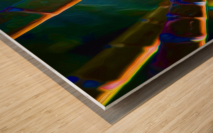 Bamboozled Wood print